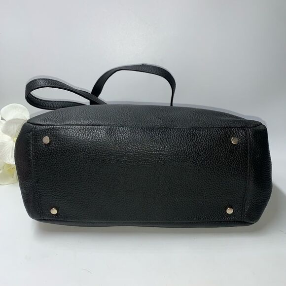 Kate Spade New York Leather Tote Bag Black Large - Picture 9 of 12